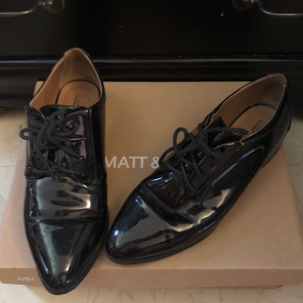 Matt & Nat Black Oxfords